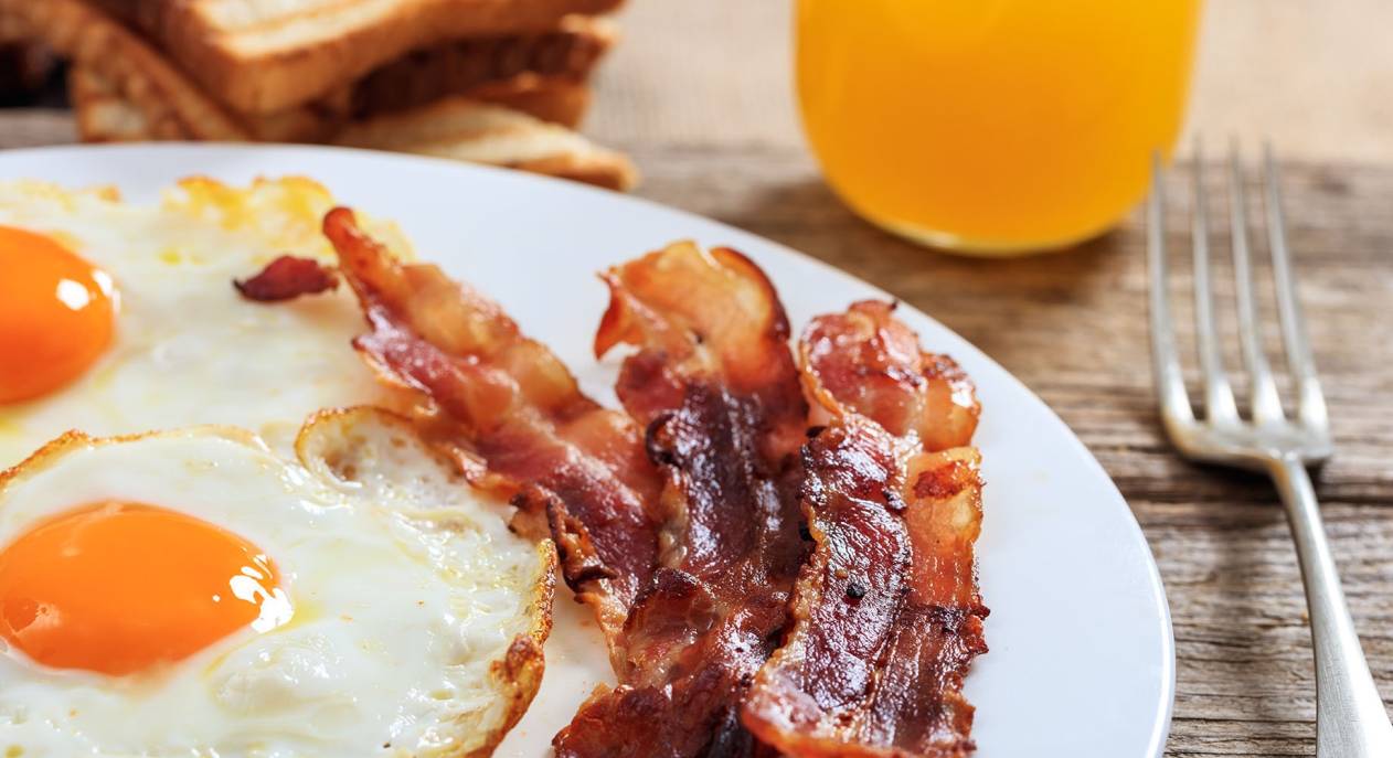 Freuden des herzhaftes Frühstück